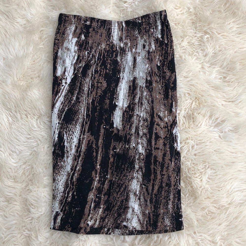 Midi stretch pencil skirt. Sz. Small
